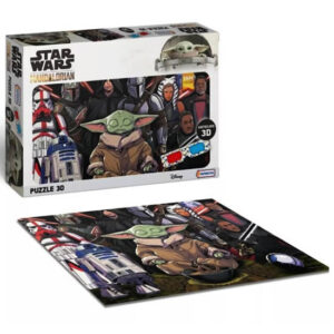 Rompecabezas star wars c/anteojos 3D. 60 piezas.