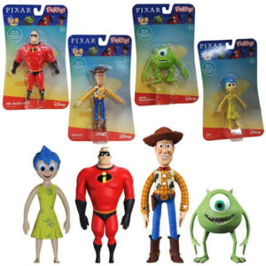 Muñeco 10cm Pixar flexible.