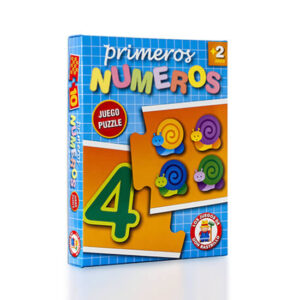 Juego numeros. Primeros Números. Edad +2. Piezas de Cartón troquelado.