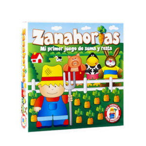 Zanahorias. Edad +4. Fichas y tableros plásticos. Primeras cuentas.