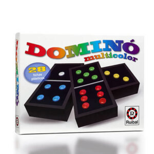 Juego Dominó clasico Multicolor. Edad +4. Fichas Plásticas.