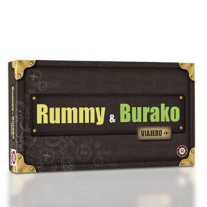 Juego rummy burako viajero.edad+8.fichas plasticas c/numeros pintados.