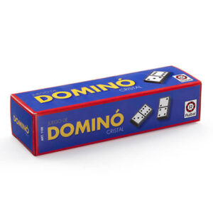 Juego domino clasico cristal fichas plasticas.