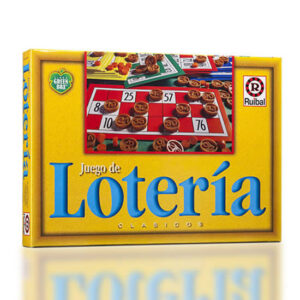 Juego loteria green box bolilla madera