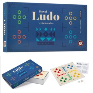 Juego Ludo azul.De 2 a 4 jugadores. +5 años