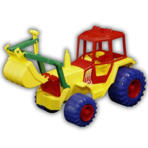 Tractor con excavadora de arrastre  40cm x 31cm