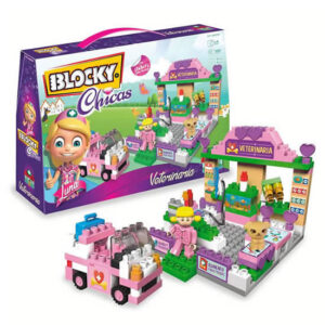 Blocky set de chicas veterinaria de 150 piezas con 1 muñequita