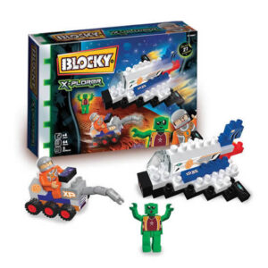 Blocky set x-plorer de 64 piezas con 2 muñequitos