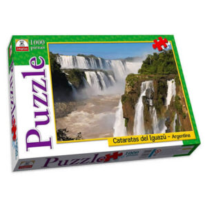 Rompecabezas 1000 piezas cataratas del iguazu.Medida 68 x 48 cm