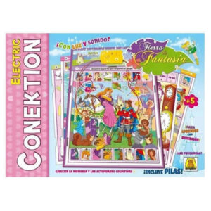 Juego interactivo Electric conektion Tierra de fantasía, con luz y sonido, 192 preguntas