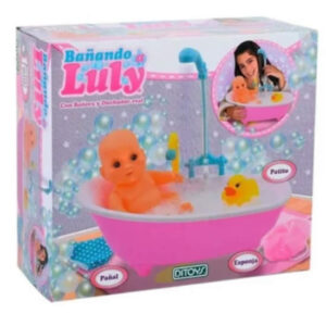 Bañando a luly