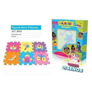 Piso goma eva caja x6 nena. 6 pisos de 31,5×31,5  espesor:6mm