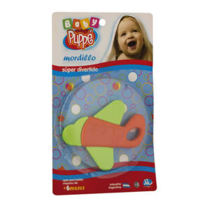Mordillo plástico aviones y frutas puppe