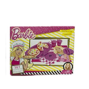 Set de comiditas pizza party con accesorios Barbie