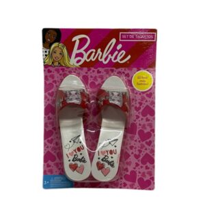 Zapatos taquito Barbie san valentin. 20 cm