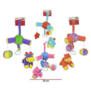 Móvil musical c/peluche.Varios colores