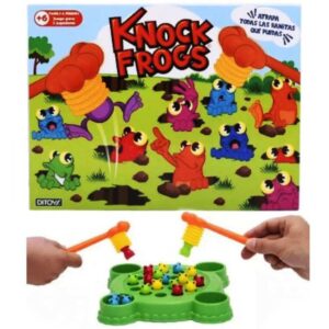 Juego de destreza. Knock Frogs. Misma dinámica del pesca magic.