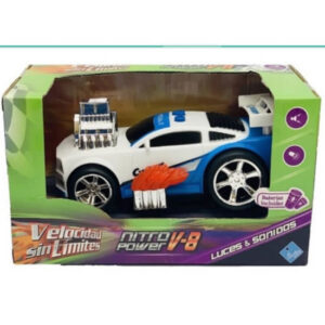 Velocidad auto 17cm nitro con luz y sonido