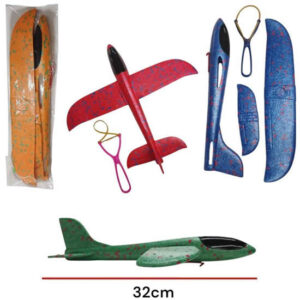 Avion planeador con lanzador de 32cm