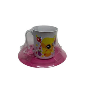 Taza con plato y cuchara de Pony