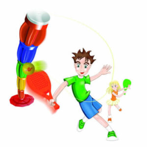 Tenisol con pelota de pvc.Mide 2 mt de alto