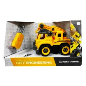 Diy Grua amarilla 8014. Caja 33 x 20cm