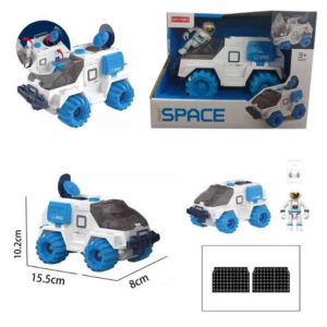 Vehiculo espacial Space Rober con astronauta.