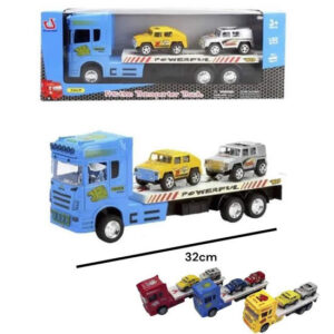 Camion mosquito con 2 autos .