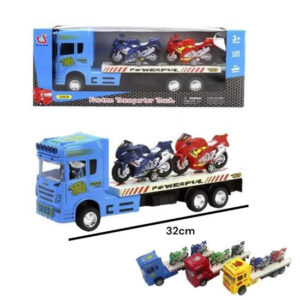 Camion mosquito con 2 motos .