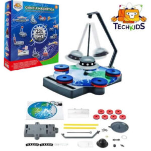 Juego de ciencia. Ciencia magnetica. 12 juegos en 1. Combina para aprender sobre la fuerzas de la naturaleza