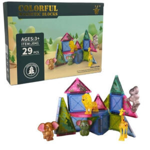 Bloques magneticos x 29 piezas, incluye 5 animalitos