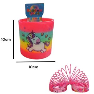 Resorte Arcoiris Gigante 10cm