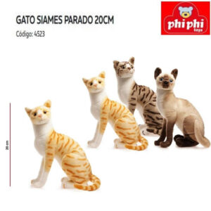 Gato Siames 20cm