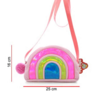 Cartera peluche Arco Iris 23cm.