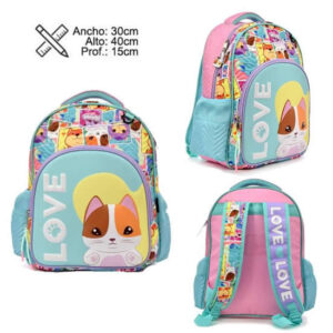Mochila 16 pulgadas Dog Love