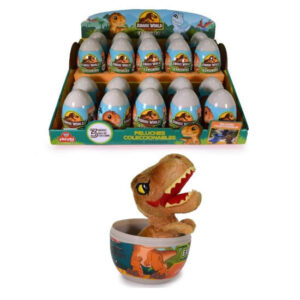 Dinosaurio Jurassic peluche en huevo coleccionable