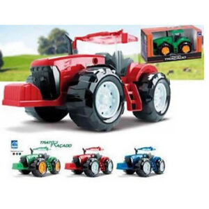 Tractor plástico de 25 cm con rueda libre