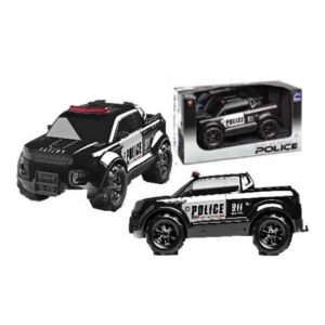 Camioneta policia 35cm plástico rueda libre