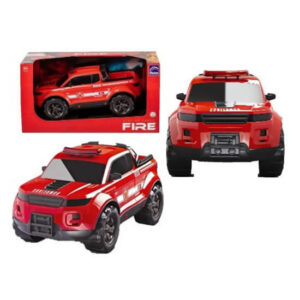 Camioneta bombero 35cm plástico  rueda libre