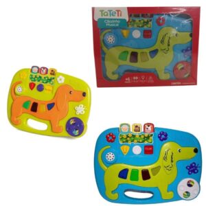 Cachorro musical con botones interactivos y 5 melodias diferentes