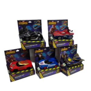 Avengers auto plástico de 13 cm a fricción