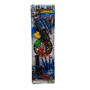 Set armas con accesorios. Blister 50x13x2cm