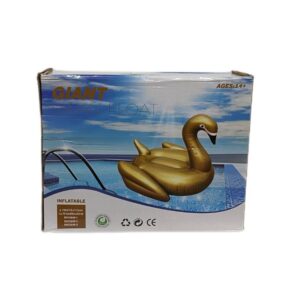 Cisne dorado gigante 190 x 175 x 115cm