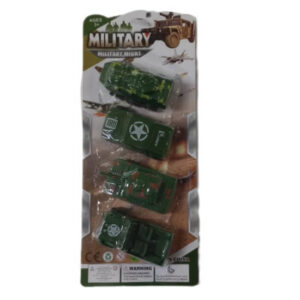 Set de 4 autos militares.Blister:12cm x29cm